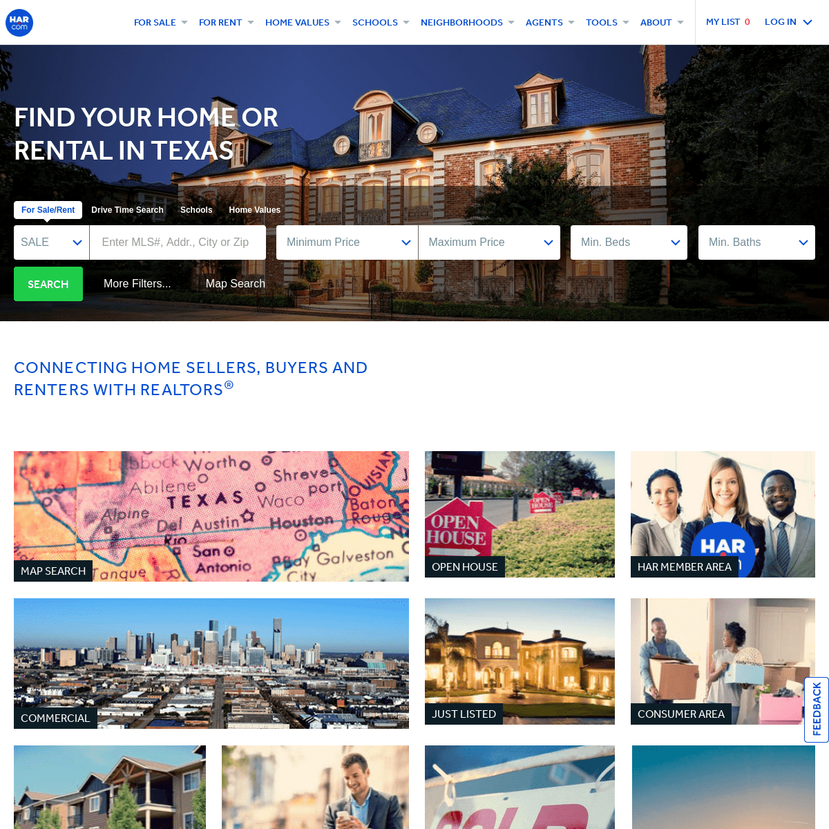 Texas Real Estate - 225,170 Homes for Sale and Rent- HAR.com
