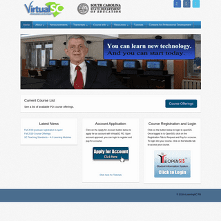VirtualSC PD | Home | Online Professional Development