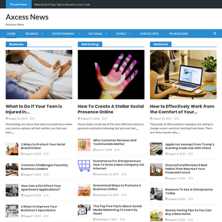 AxcessNews, The Business News Channel - Axcess News