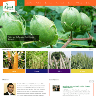 :: Welcome to Official Website of Ajeet Seeds ::
