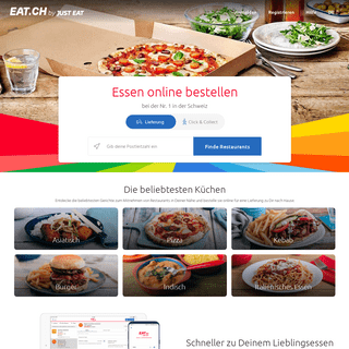 EAT.ch by Just Eat - Essen online bestellen | Takeaway | Lieferservice | Pizza, Kebab…
