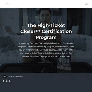 High-Ticket Closerâ„¢ Certification Program