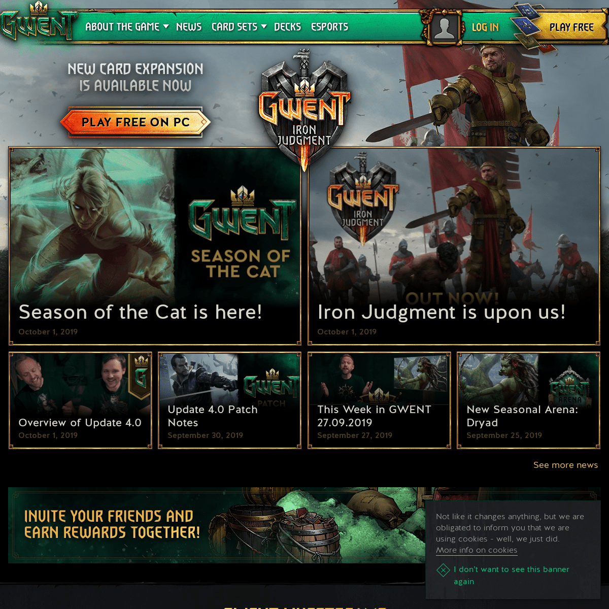 A complete backup of playgwent.com