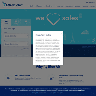 Blue Air - Official Blue Air website