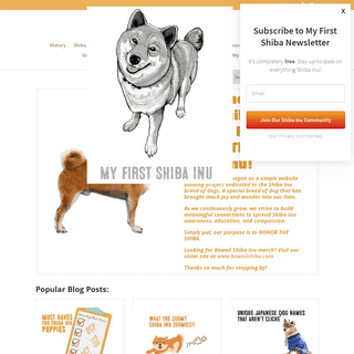 My First Shiba Inu - Your #1 Resource For All Things Shiba Inu - My First Shiba Inu