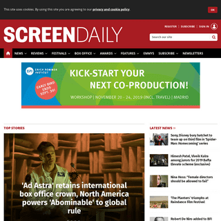 Screen Daily | Film News, Film Reviews, Film Festivals and Awards