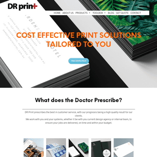 DR. PRINT – COST EFFECTIVE PRINT SOLUTION TAILORED TO YOU
