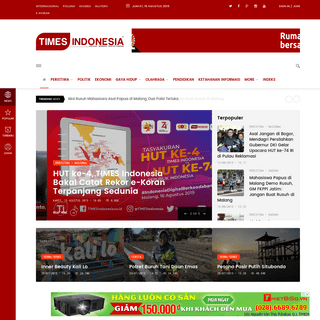 TIMES Indonesia | Media Online Berjaringan No 1 di Indonesia. Kantor Berita Positif Indonesia. Media Masyarakat 5.0