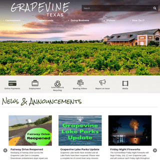 Grapevine, TX - Official Website | Official Website