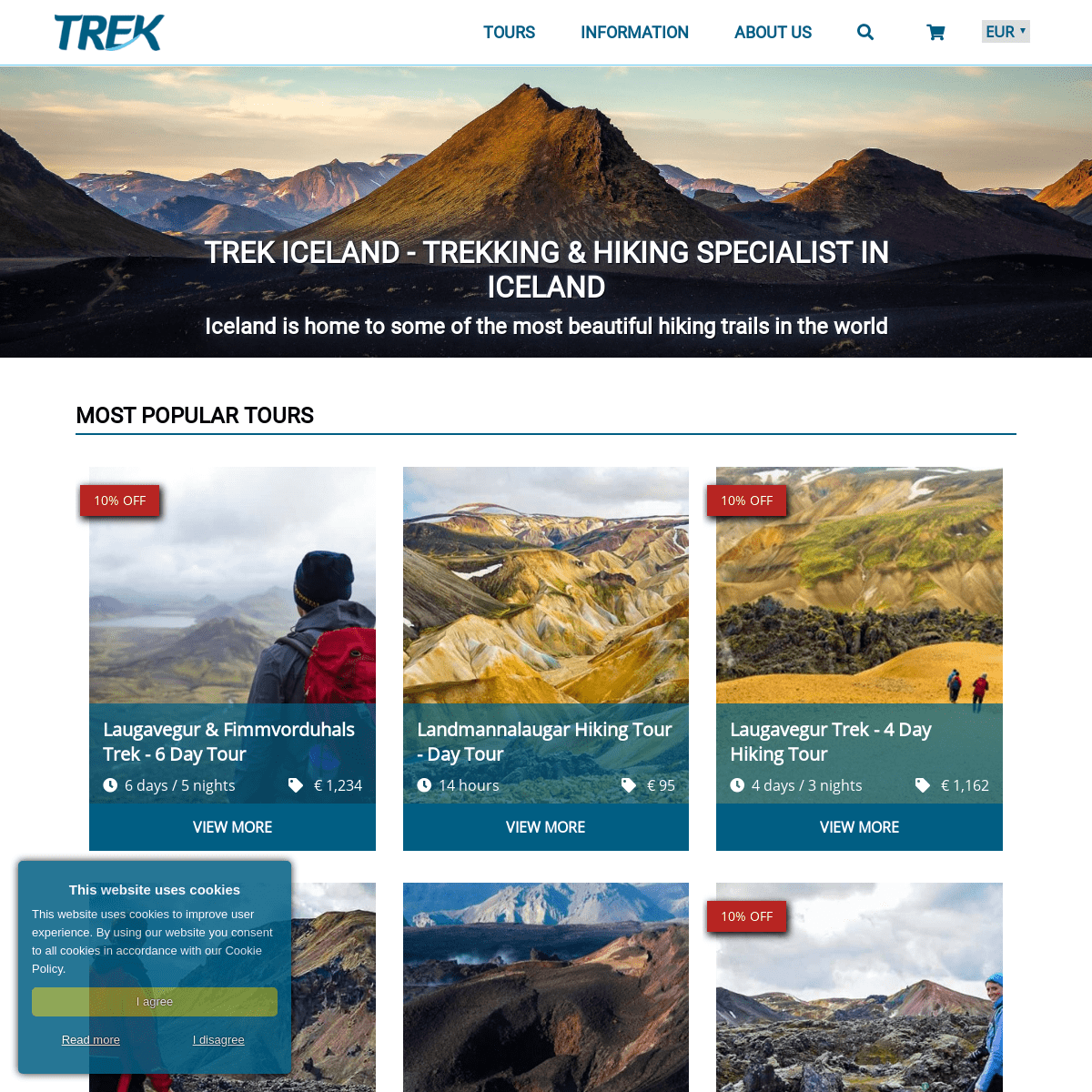 Trekking & Hiking Specialist in Iceland | Book Your Tour | Trek Iceland