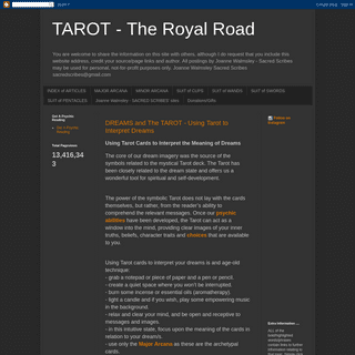 TAROT - The Royal Road