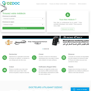 DZDOC · Trouver un médecin en Algerie et prenez rendez-vous en ligne