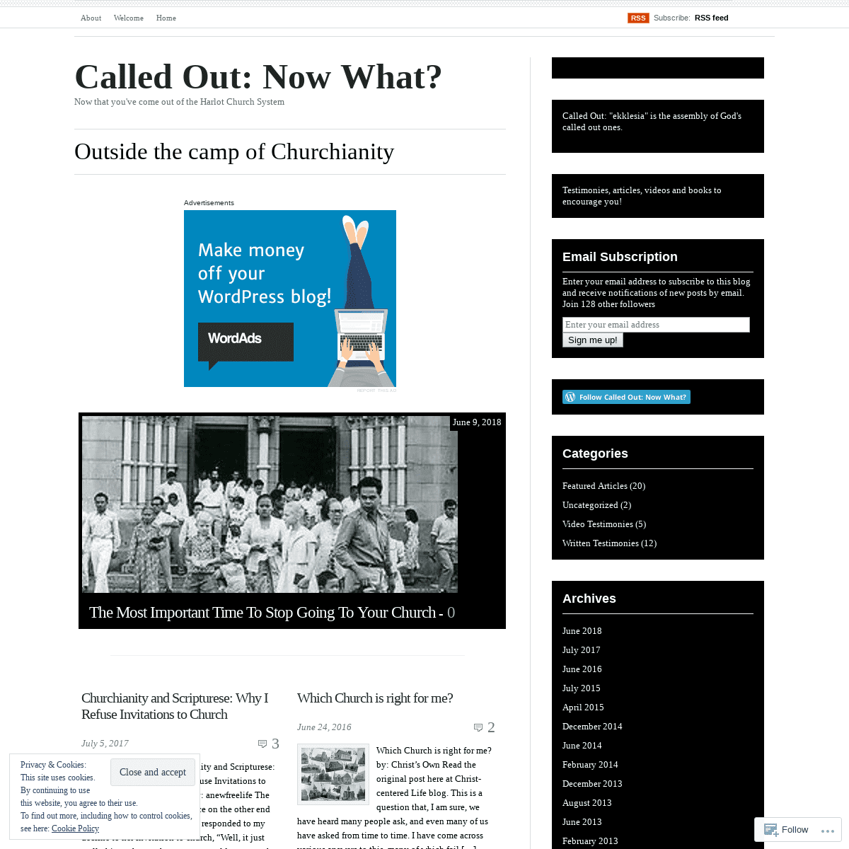 Called Out: Now What? | Now that you've come out of the Harlot Church System