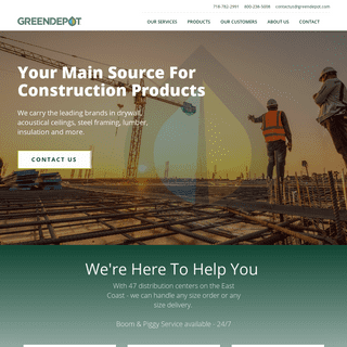 Greendepot.com - Your Main Source for Construction Products
