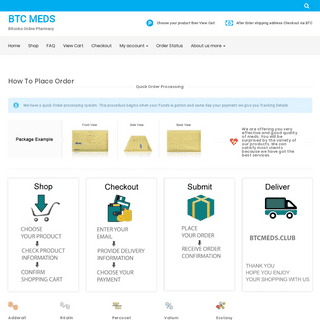How to Place Order - BTC MEDS
