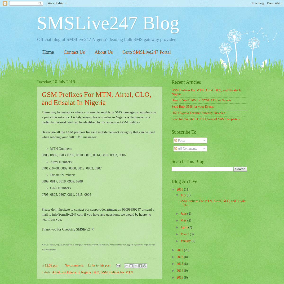 SMSLive247 Blog