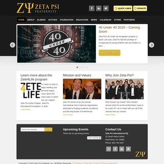 Zeta Psi Fraternity | Official website of the Zeta Psi Fraternity, dedicated to forging academic excellence and life-long bonds 