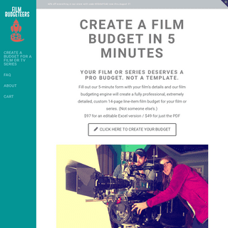 Film Budgeteers - Create a film budget for your film or series in 5 minutes