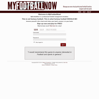 A complete backup of myfootballnow.com