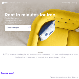 REZI lets landlords and tenants rent apartments instantly.