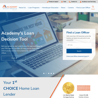 A complete backup of academymortgage.com