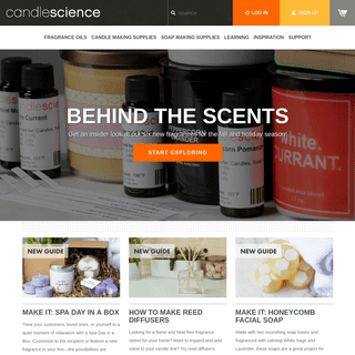 CandleScience - Candle Making Supplies - Soy Wax, Candle Fragrance Oils, Candle Jars and more! - CandleScience
