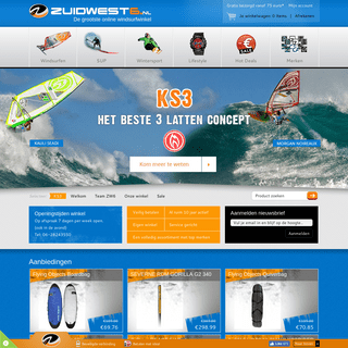 Zuidwest6.nl - Jouw online windsurfshop met top merken en voordelige deals! Onze merken: Hotsailsmaui, Dakine, Tecno Limits, K4 