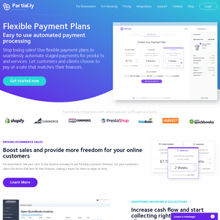Partial.ly - Payment Plan Software