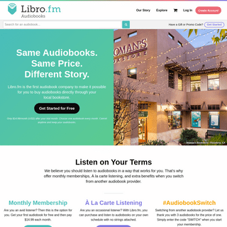Libro.fm - Libro.fm, Your Independent Bookstore for Digital Audiobooks
