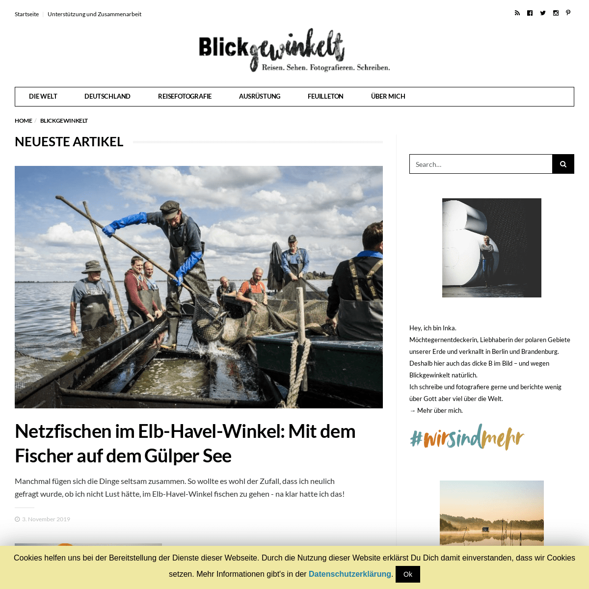 A complete backup of blickgewinkelt.de
