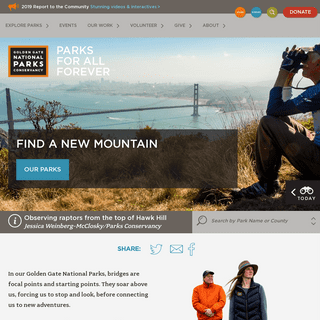 Golden Gate National Parks Conservancy | Parks for all Forever
