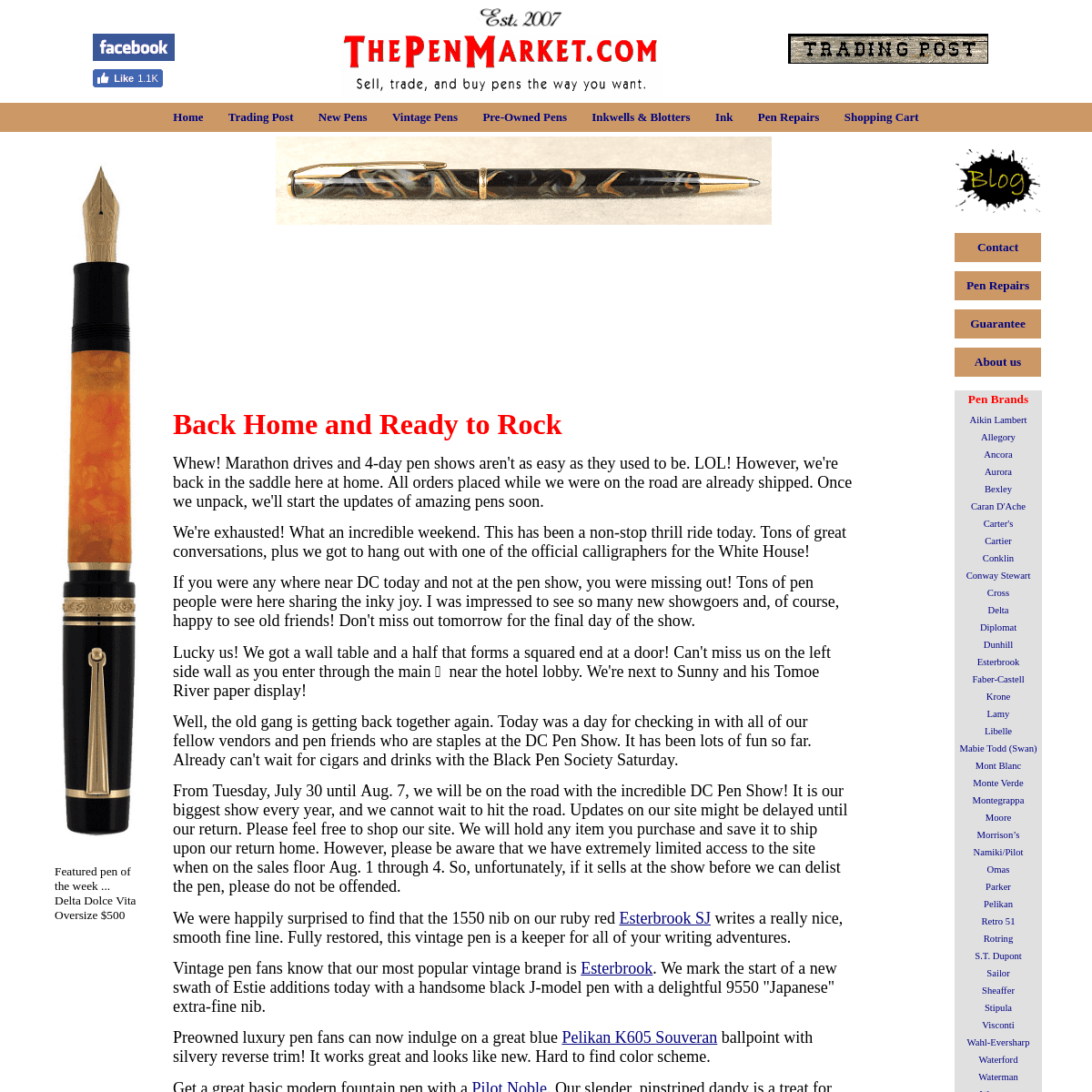 A complete backup of thepenmarket.com