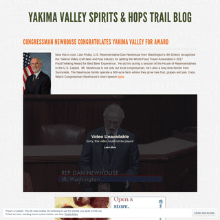 Yakima Valley Spirits & Hops Trail Blog