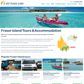 Fraser Island Tours & Accommodation | Visit Fraser Island