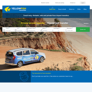 Faro Airport Private Transfers - Travel Easy - Yellowfish Transfers