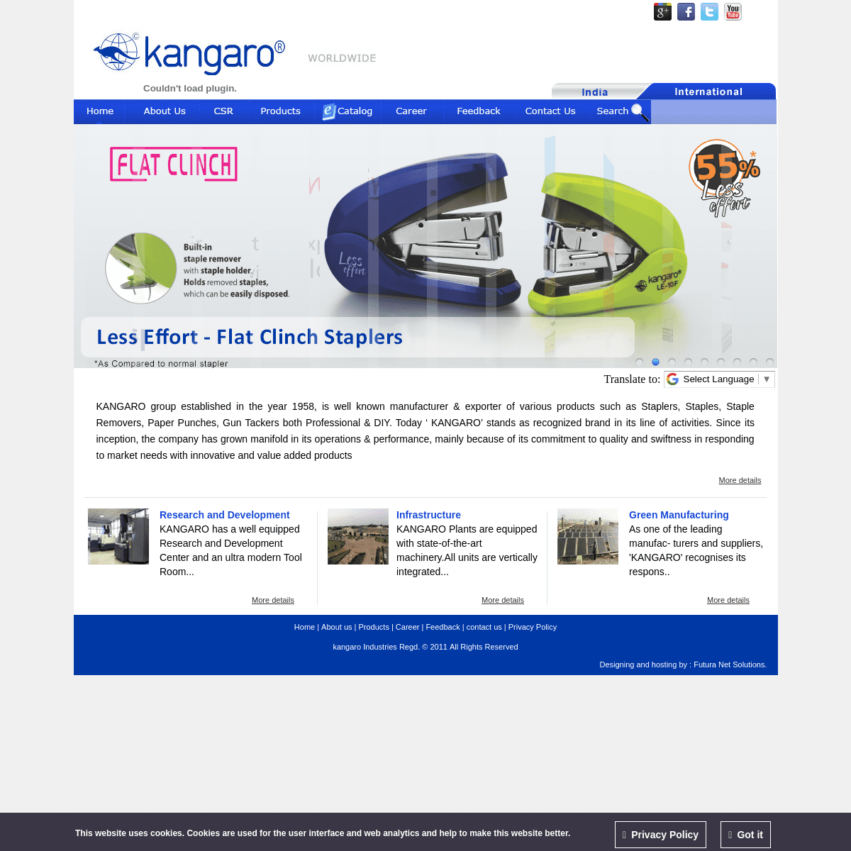 Welcome to Kangaro Industries Regd.