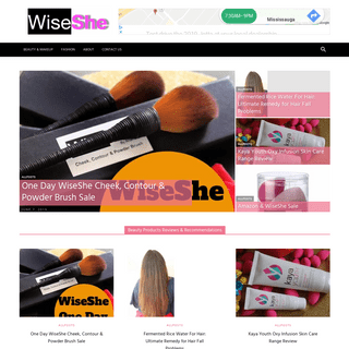 WiseShe | Makeup and Beauty Blog | Makeup Tips | Beauty Product Reviews