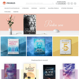 Založba Primus | Spletna knjigarna