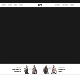 Sua página | UFC