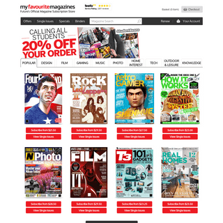 Magazine Subscriptions from Future Publishing | My Favourite Magazines