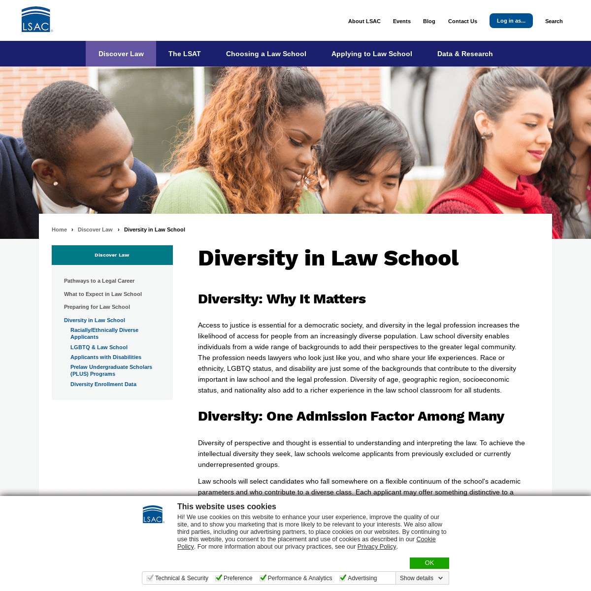 Diversity in Law School | The Law School Admission Council