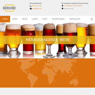 Biergroßhandel | Internationale Biere | Bierlinie Berlin