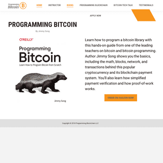 Programming Bitcoin Book - Programming Bitcoin
