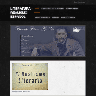Literatura - Realismo EspaÃ±ol - Home