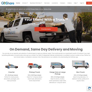 Delivery, Truck Rental, Moving Companies, Movers, Shipping | GoShare
