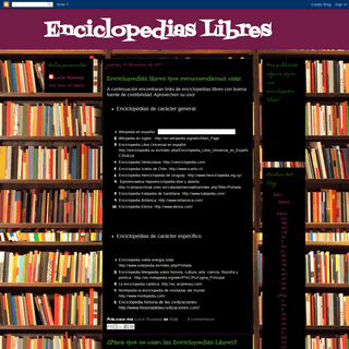 Enciclopedias Libres
