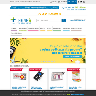Farmaè - Para-farmacia Online di cosmesi, para-farmaci, erboristeria e omeopatia