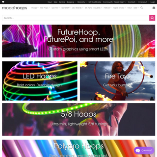 Moodhoops.com LED Hula Hoops