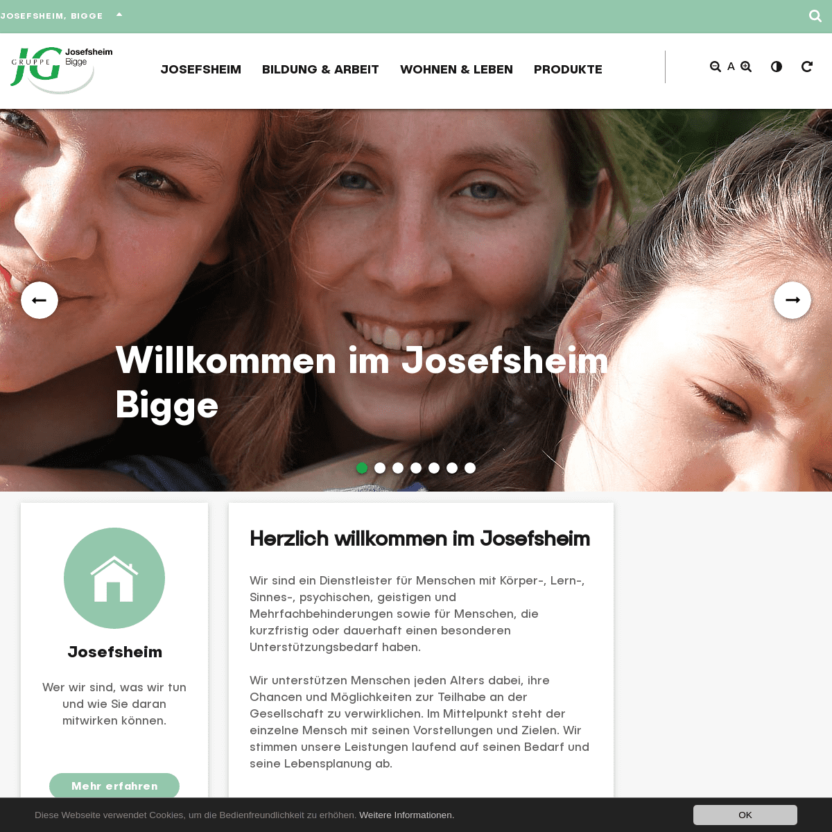 A complete backup of josefsheim-bigge.de