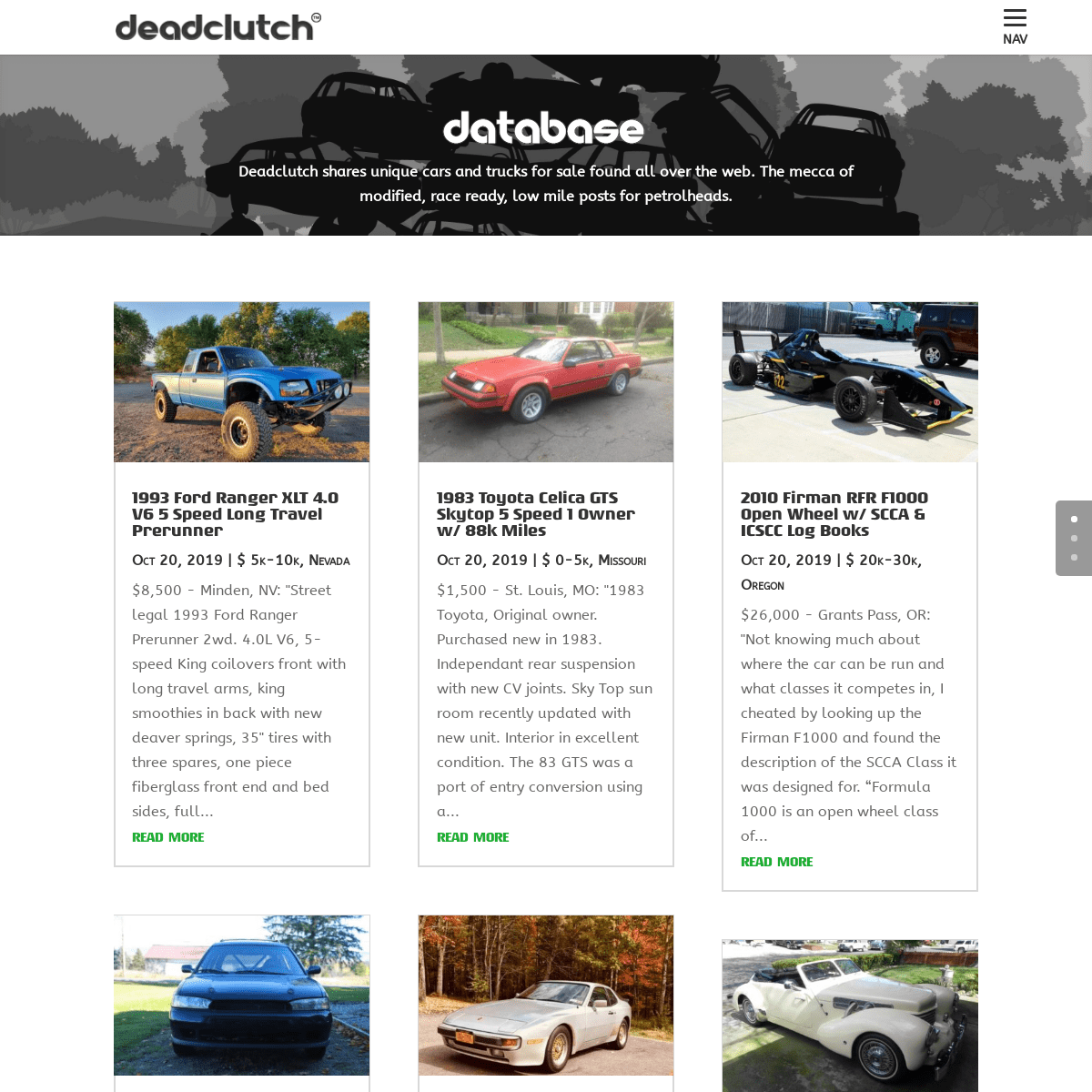 A complete backup of deadclutch.com